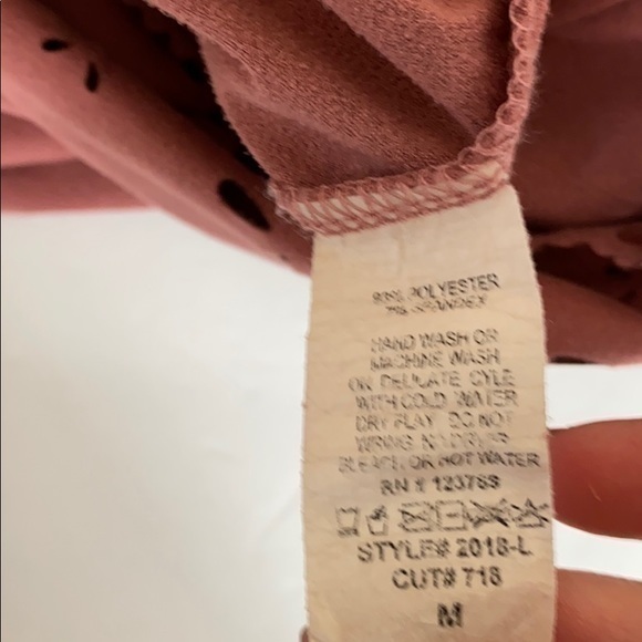 Alya Salmon Colored Dress with Pockets - Picture 5 of 7